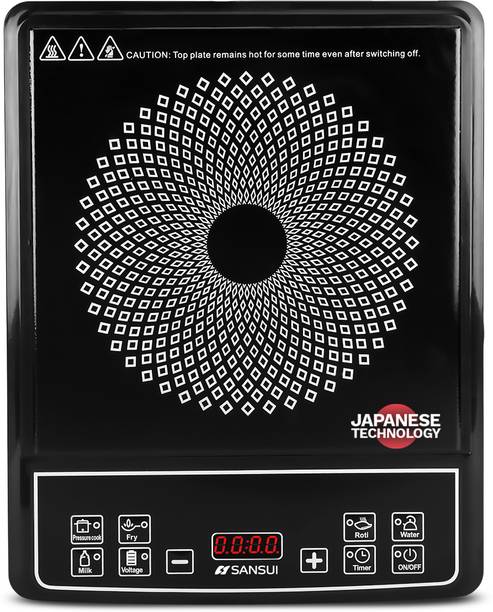 Sansui 1600 W Induction Cooktop Push Button