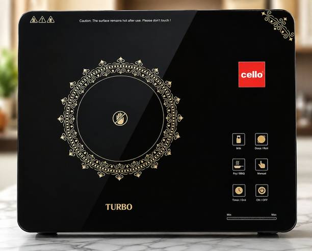 CELLO 2200 W Infrared Cooktop Touch Panel, Jog Dial