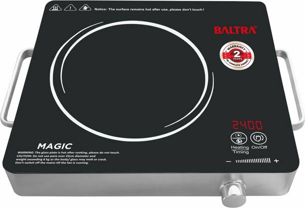 Baltra 2400 W Infrared Cooktop Touch Panel, Jog Dial