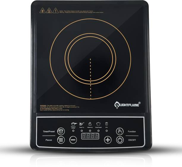 LIGHTFLAME 2100 W Induction Cooktop Push Button