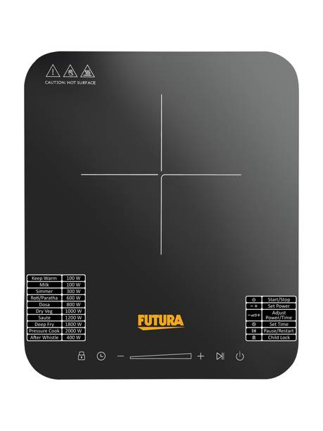 Hawkins 2000 W Induction Cooktop Touch Panel