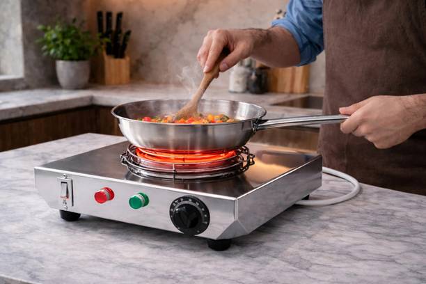 ATROCK 2000 W Infrared Cooktop Push Button