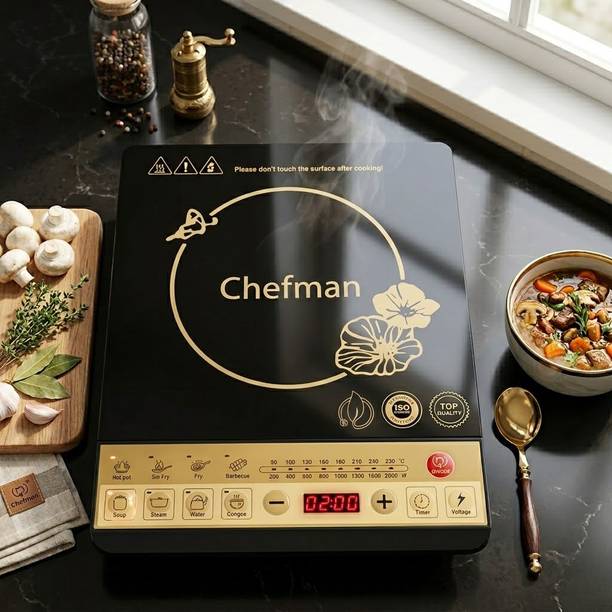 Chefman 2000 W Induction Cooktop Push Button