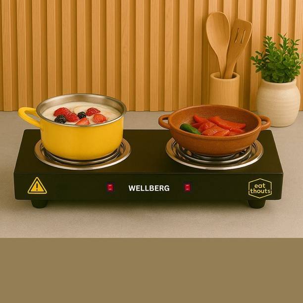 WELLBERG 2000 W Radiant Cooktop Push Button