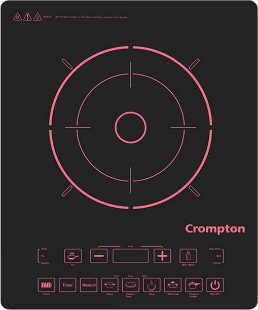 Crompton 2000 W Induction Cooktop Touch Panel