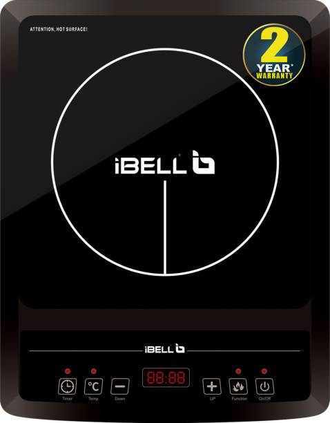 iBELL 30YO Induction Stove, Overheat Protection and Auto-Off, 2000 Watt BIS Certified Induction Cooktop