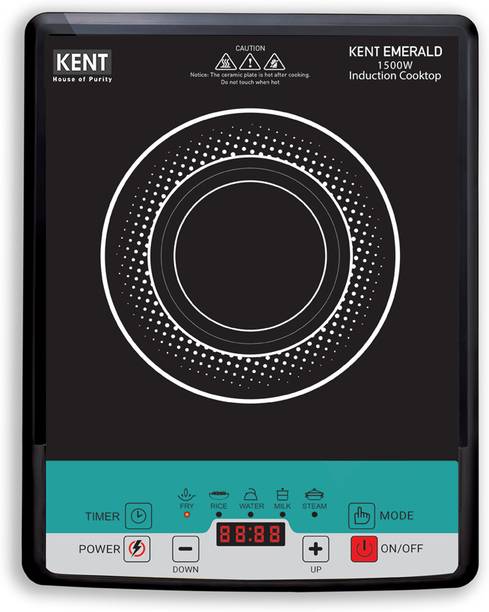 KENT 1500 W Induction Cooktop Push Button