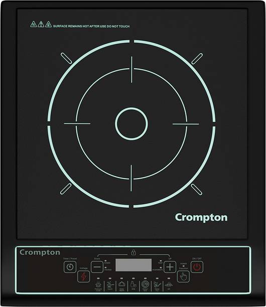 Crompton 1200 W Induction Cooktop Push Button