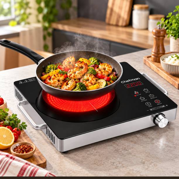 Chefman 2200 W Infrared Cooktop Touch Panel