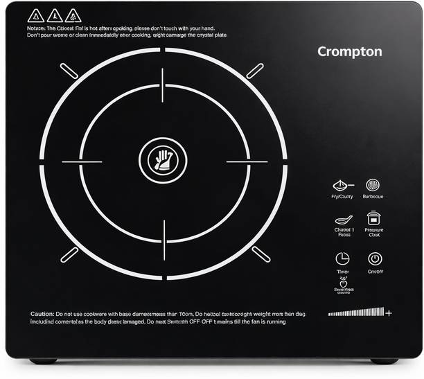 Crompton 2200 W Infrared Cooktop Touch Panel