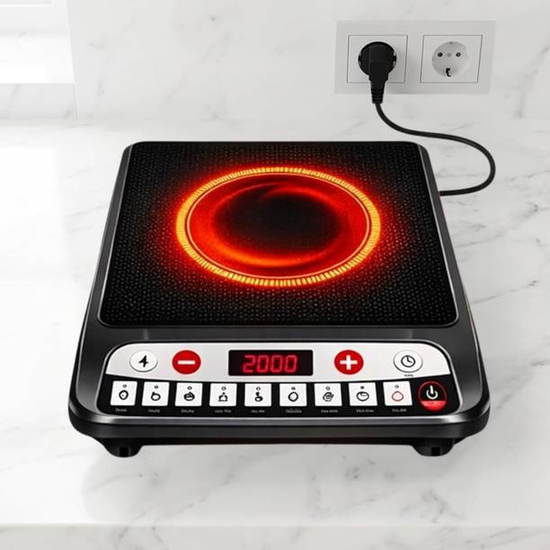 DRUMSTONE 2000 W Induction Cooktop Touch Panel