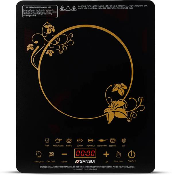 Sansui 2200 W Induction Cooktop Touch Panel