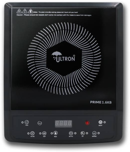 ULTRON 1600 W Induction Cooktop Push Button