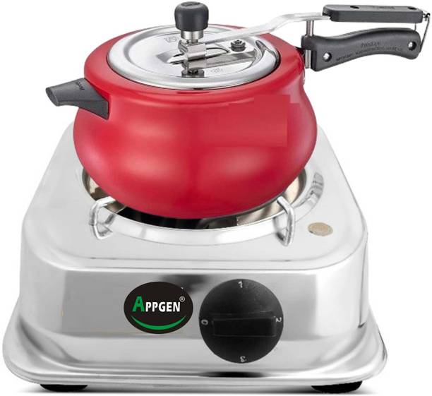 APPGEN 2000W ISI Mark Electric Cooking Heater| G Coil Hot Plate| Works All Metal Electric Cooking Heater