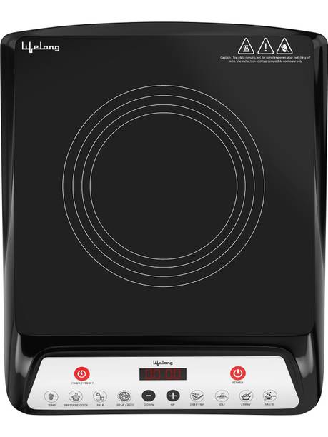 Lifelong 1800 W Induction Cooktop Push Button