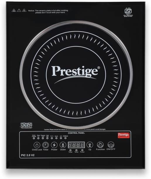 Prestige 2000 W Induction Cooktop Touch Panel