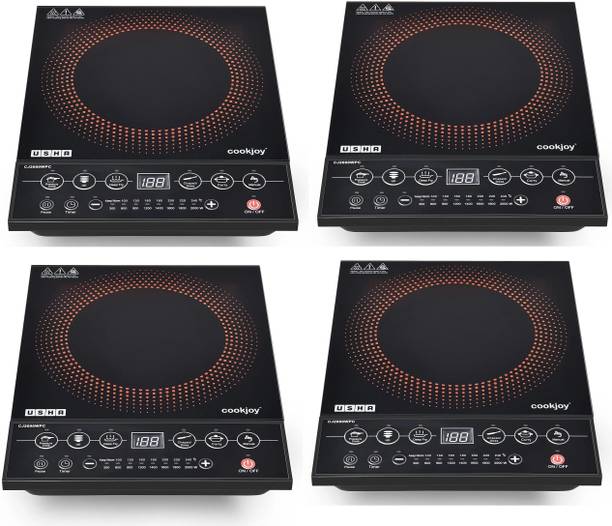 USHA 2000 W Induction Cooktop Push Button
