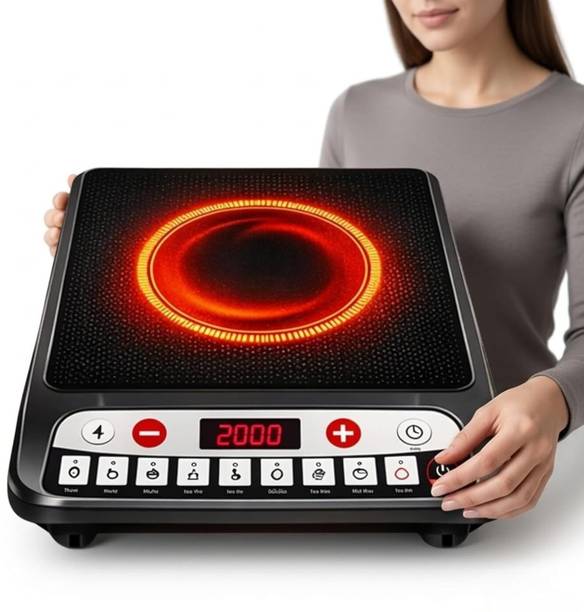 DRUMSTONE 2000 W Induction Cooktop Touch Panel