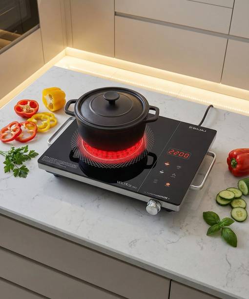 BAJAJ 2200 W Infrared Cooktop Touch Panel