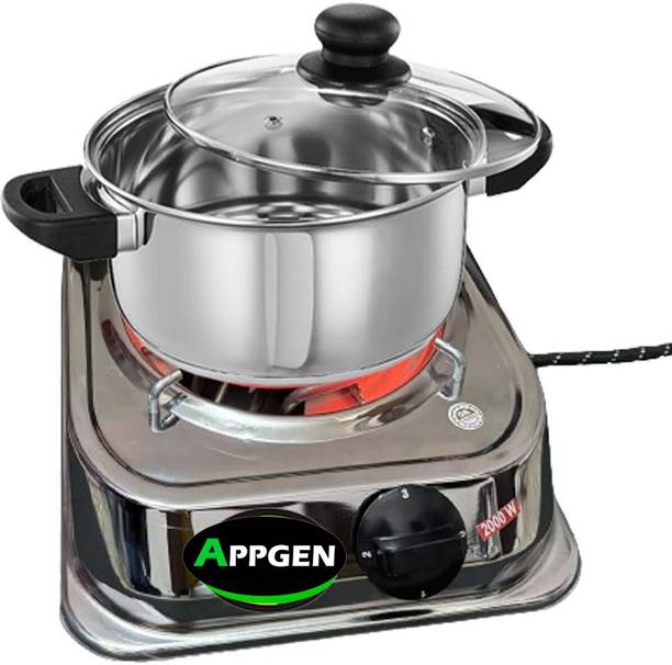 APPGEN 2000 W Radiant Cooktop Jog Dial