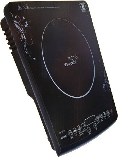 V-Guard 2000 W Induction Cooktop Push Button