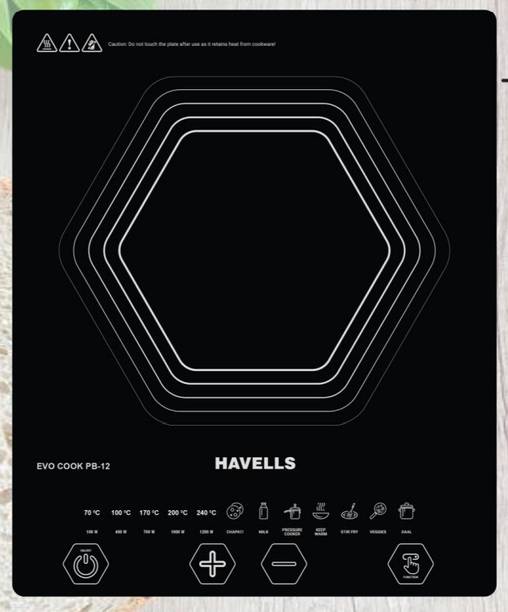 HAVELLS 1200 W Induction Cooktop Push Button