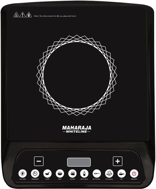 MAHARAJA WHITELINE 1300 W Induction Cooktop Touch Panel