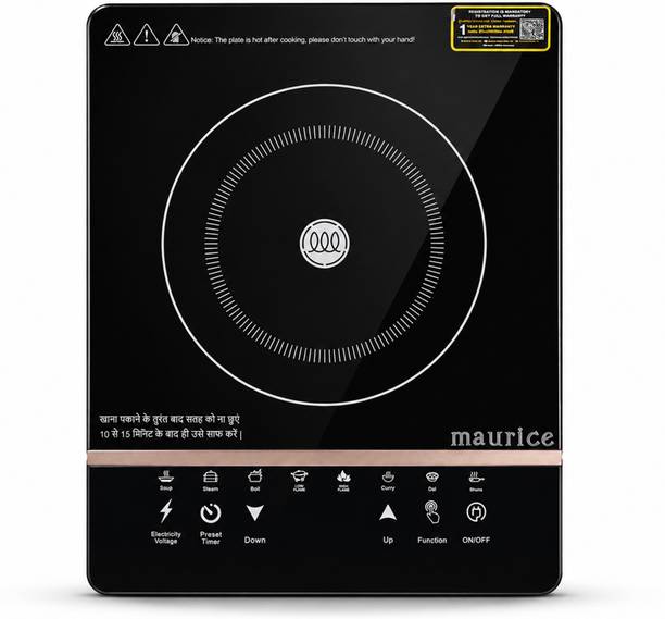 maurice 2000 W Induction Cooktop Touch Panel