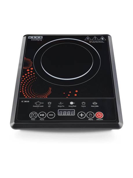 USHA 1600 W Induction Cooktop Push Button