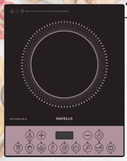 HAVELLS 1600 W Induction Cooktop Push Button