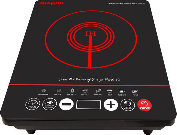 Maplin 2000 W Induction Cooktop Touch Panel