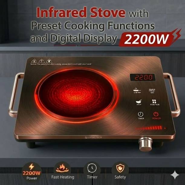 SHA Motherly Love 2200 W Induction Cooktop Touch Panel