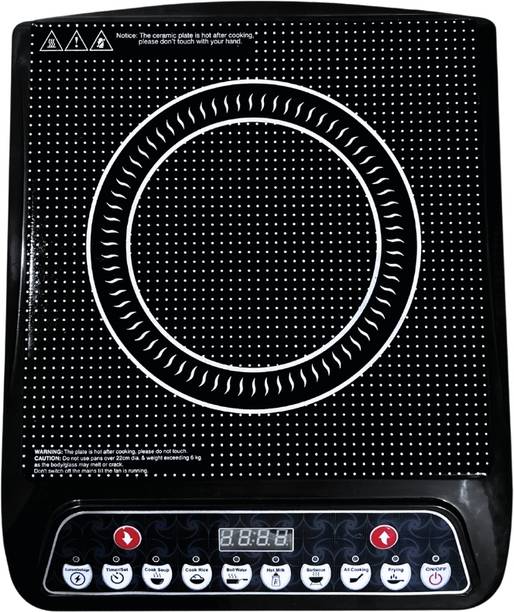 ZunVolt 2000 W Induction Cooktop Push Button