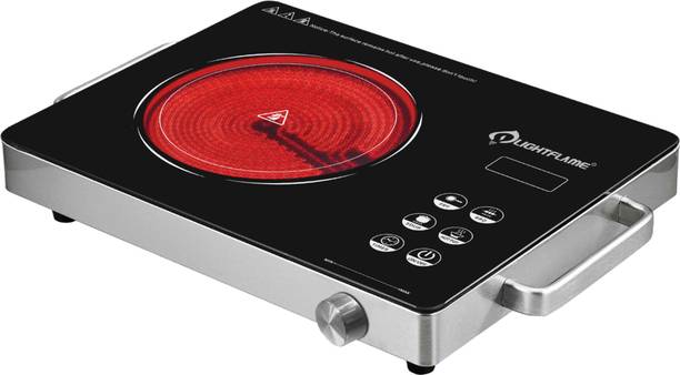 LIGHTFLAME 2000 W Radiant Cooktop Touch Panel, Jog Dial