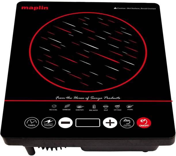 Maplin 2000 W Radiant Cooktop Touch Panel