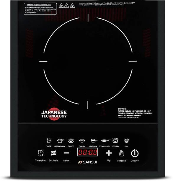 Sansui 2000 W Induction Cooktop Touch Panel
