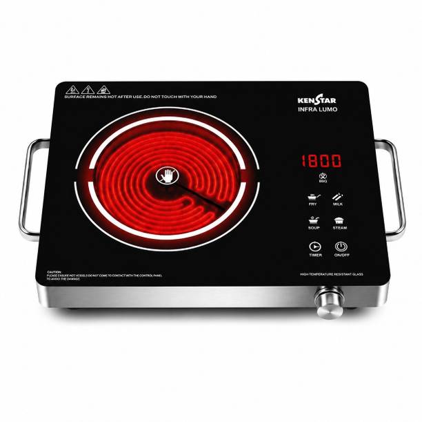 Kenstar 2000 W Infrared Cooktop Touch Panel