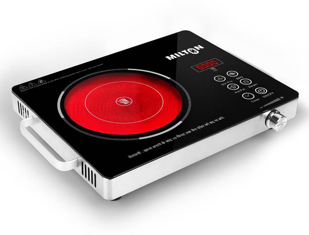MILTON 2200 W Infrared Cooktop Touch Panel, Push Button
