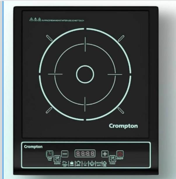 Crompton 1200 W Induction Cooktop Push Button