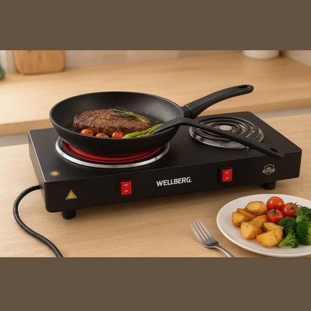 WELLBERG 2000 W Radiant Cooktop Push Button