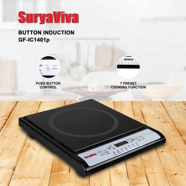 SURYAVIVA Button Induction IC 2000 W GF-IC1401P Induction Cooktop