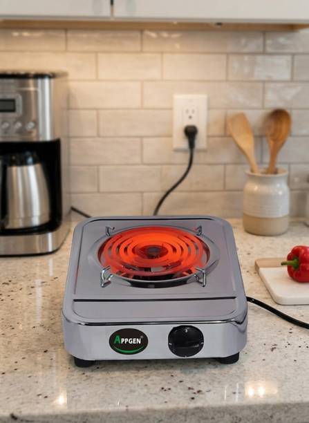 APPGEN 2000 W Infrared Cooktop Push Button, Jog Dial