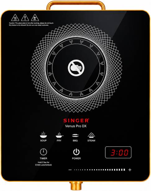 SINGER 2200 W Infrared Cooktop Touch Panel