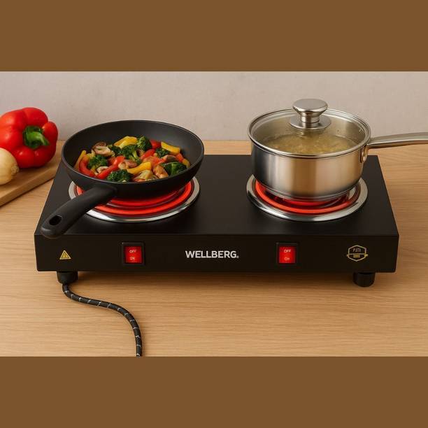 WELLBERG 2000 W Radiant Cooktop Push Button