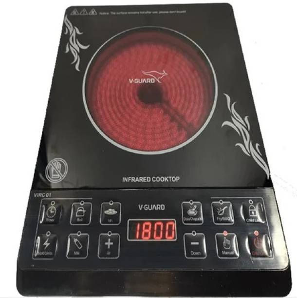 V-Guard 2000 W Induction Cooktop Push Button