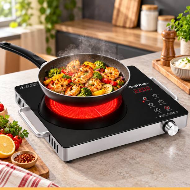 Chefman 2200 W Infrared Cooktop Touch Panel