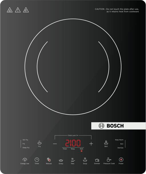 BOSCH 2100 W Induction Cooktop Touch Panel