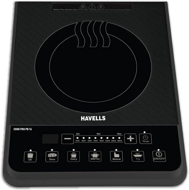 HAVELLS 1600 W Induction Cooktop Push Button