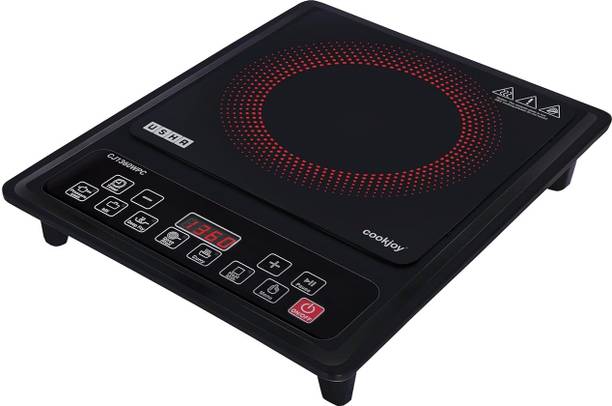 USHA 1360 W Induction Cooktop Push Button