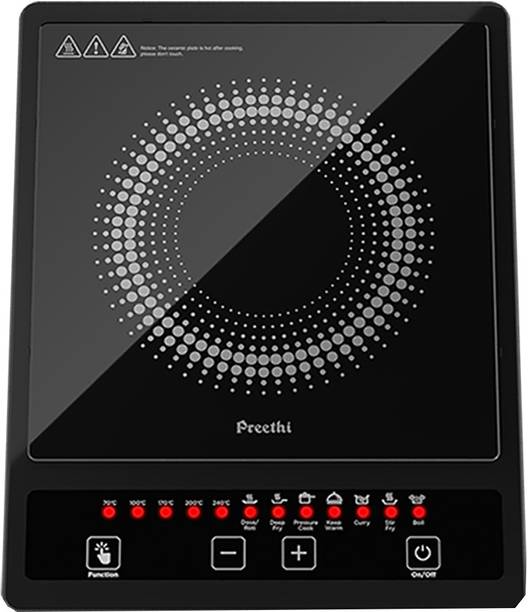 Preethi 1600 W Induction Cooktop Touch Panel